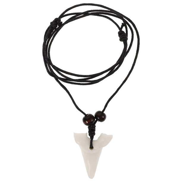 Collar de dientes de tiburón falso para niños, joyería de dientes, collar de dientes de tiburones, joyería para fiesta en la playa