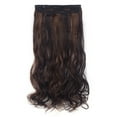thumbnail image 3 of LELINTA 24-29 Inches Wavy 3/4 Full Head Clip in Hair Extensions One Piece Hair Wigs Up to 20 colors, 3 of 4