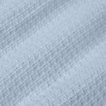 thumbnail image 2 of 100% Cotton Houndstooth Stitch Woven Grand Hotel Blanket Full/Queen Pearl Blue, 2 of 2
