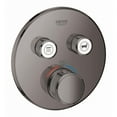 thumbnail image 2 of Grohe Grohtherm 29137A00 Dual Function Thermostatic Valve Trim in Grohe Hard Graphite, 2 of 2