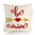 thumbnail image 3 of TIMIFIS Valentines Pillow Covers 18x18 Inches 1PCValentines Decorations Series Cushion Cover Case Pillow Custom Zippered Square Pillowcase, 3 of 7