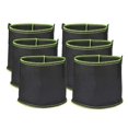 thumbnail image 1 of Paquete de 6 bolsas de cultivo de plantas de 5 galones, bolsas de cultivo de tela no tejida transpirables, macetas de jardín de aireación de raíces engrosadas de alta resistencia con asas de correas, 1 of 4
