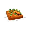 thumbnail image 3 of RXIRUCGD Toys Dog Carrot Plush Toy, Pull Radish Dog Chew Toy, Pet Interaction Pull The Carrot Stuffed Toy, Interactive Snuffle Mat Plush Vegetable Field, Vegetable Chew Toy, 3 of 9