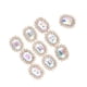 thumbnail image 2 of 10 Uds de Imitación Decoración DIY Adornos Artesanías Mujeres Niñas para Joyería de Boda Broche Teléfono Funda Ropa Rosa claro Macarena Botones de diamantes de imitación, 2 of 8