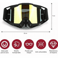 thumbnail image 4 of Googles Motocross Bloosom  De Tácticas Ajustables Para Sport Gafas Negro, 4 of 4