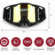 thumbnail image 4 of Googles Motocross Bloosom  De Tácticas Ajustables Para Sport Gafas Negro, 4 of 4