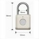 thumbnail image 2 of Candado Inteligente con Huella Dactilar, Cerradura Inteligente Sin Llave con Huella Dactilar y Carga USB., 2 of 5