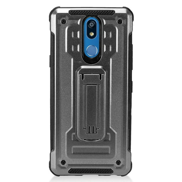 LG K40 Phone Case Hybrid Military Grade Drop Tested with Built in Kickstand Cellphone Stand
