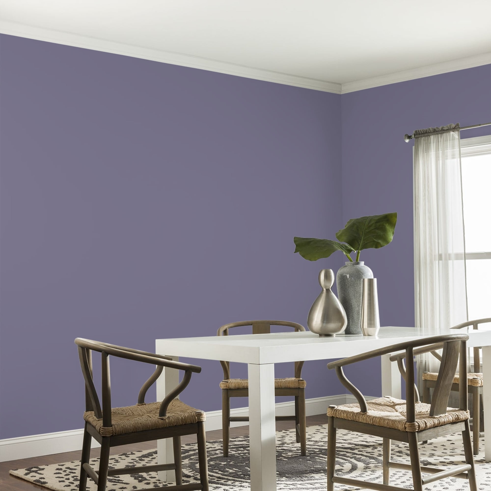 Glidden HEP Plum Shade / Purple, Eggshell Interior Paint with Primer, 1 Gallon