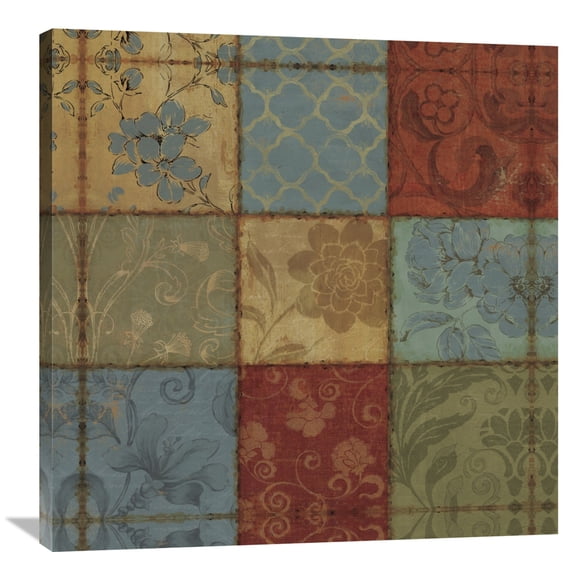 Global Gallery's Daphne Brissonnet 'Barcelona II Layered' Stretched Canvas Wall Art
