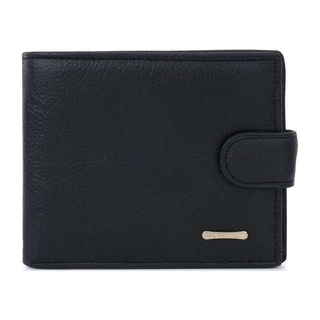 Cartera de cuero para hombre, billetera multifuncional, billetera suelta, billetera corta para hombre