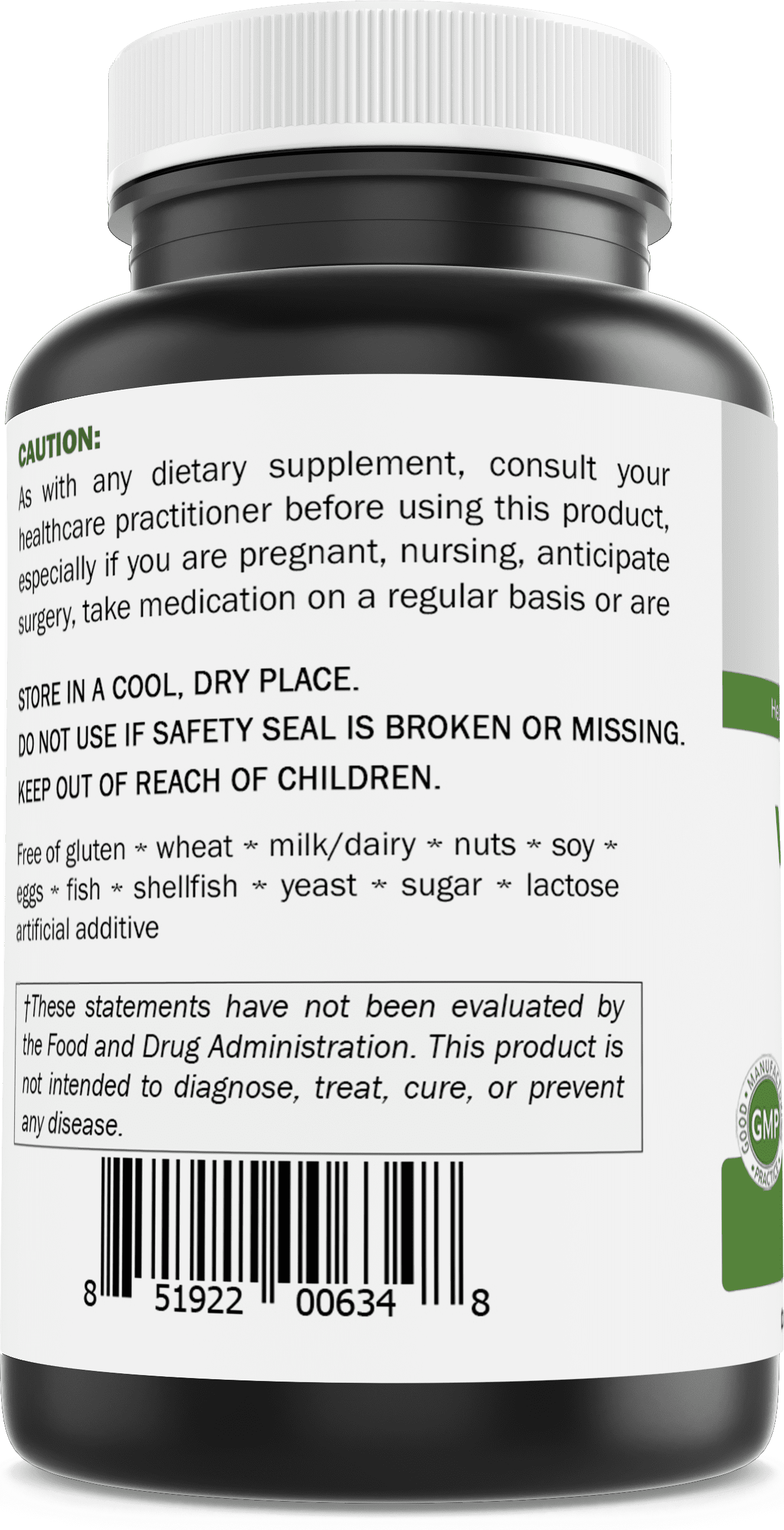 (3 pack) Brieofood Vitamin B2 (Riboflavin) 400mg, 120 Veggie Capsules - Gluten Free, Non-GMO