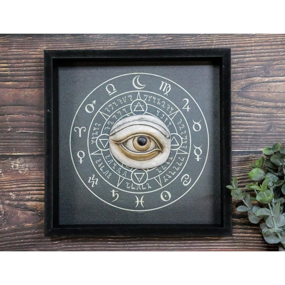 Eye Providence Alchemy Symbols Wall Decor Picture Frame