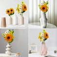 thumbnail image 3 of Haooryx Sunflower Bouquet DIY Paper Flower Craft Kit,Valentine's Day and New Year's Party Games, Handicraft Supplies, 3 of 7