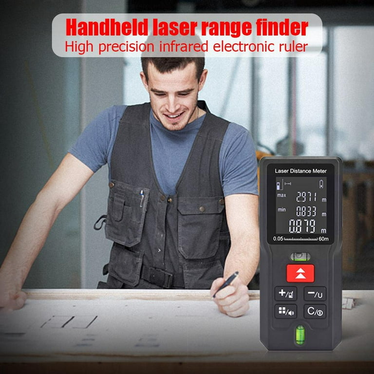 Handheld Rangefinder Laser Distance Meter 40/60/80/100m High-precision  Infrared Measuring Instrument Electronic Measuring Ruler