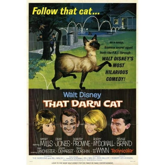 That Darn Cat Movie Poster Print (27 x 40)