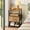 Rustic Brown, variant on XC 1-Drawer Storage Nightstand, PU Surface Bedside Table, Compact End Table With Fabric Drawer