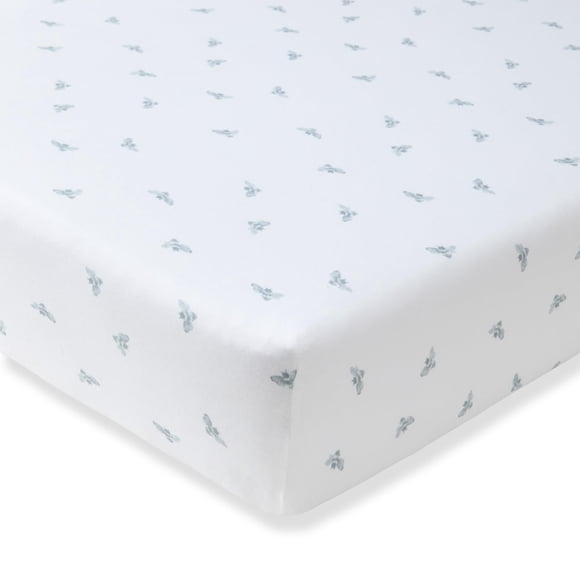 Sábana ajustable Burt's Bees Baby de algodón orgánico 71 x 132 cm