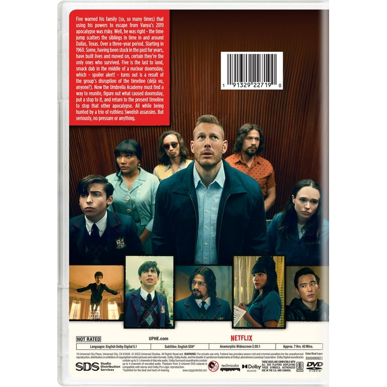 The Umbrella Academy Season Two DVD Walmart