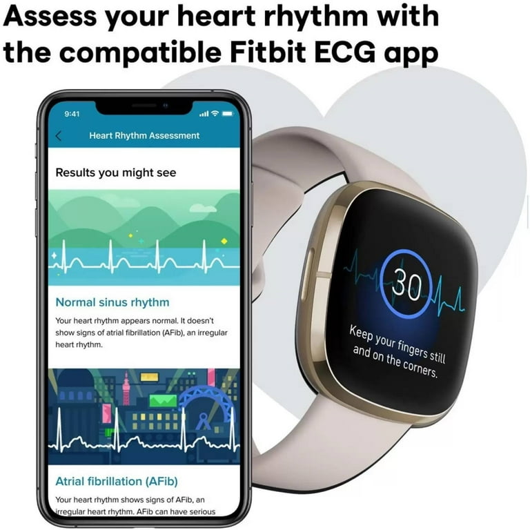 Fitbit Charge Versa Ecg App Open Box Fitbit Sense Advanced