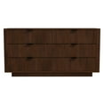 thumbnail image 3 of Miekor Furniture Lola Mid Century Modern Walnut Dresser With 6 Drawers,TV Stand for Living Room, Dresser for Bedroom Chest of Dresser, Storage Organizers Units, Nightstand for Bed 29433, 3 of 12