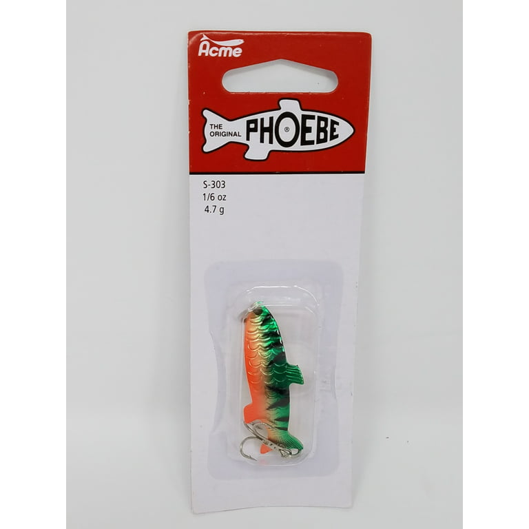 Acme Tackle Phoebe Fishing Lure Spoon Metallic Perch 1/6 oz.