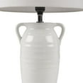 thumbnail image 4 of INK+IVY Everly Modern Ceramic and Fabric Table Lamp in White Finish, 4 of 7