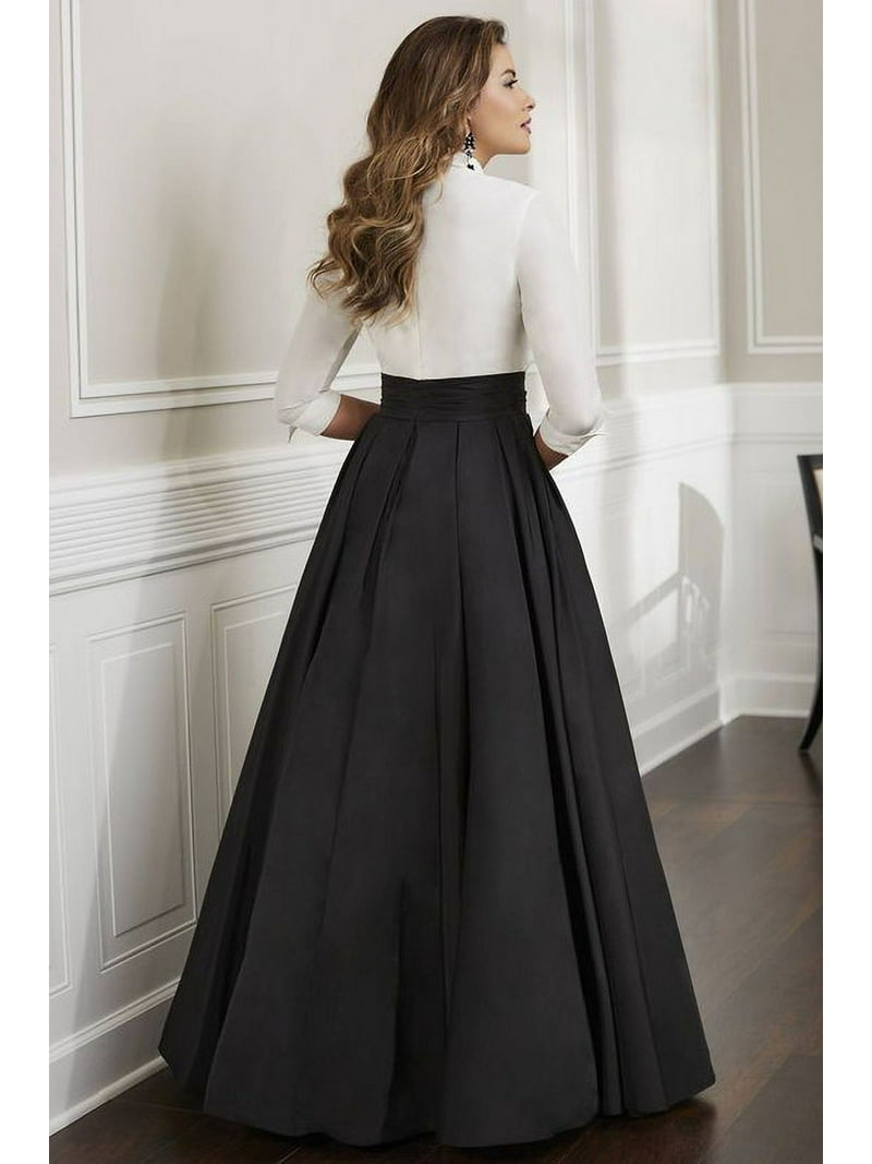 Black Taffeta Skirt with One Pocket – Modern Style Wedding