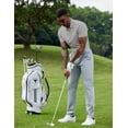 thumbnail image 5 of COOFANDY Men's 2 Pieces Outfits Casual Quarter Zip Polo T Shirt and Shorts Set Athletic Jogging Summer Tracksuit, 5 of 6