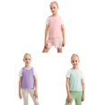 thumbnail image 7 of GYRATEDREAM Girls Athletic Shirts, Kids Short Sleeve Quick Dry Crewneck Tops Tee Summer Workout Running Yoga Sports Shirts for 6-7 Years, 7 of 7