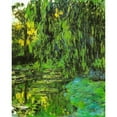 thumbnail image 2 of Monet, Claude 12x14 Black Modern Framed Museum Art Print Titled - Pond with Willow Tree 1918, 2 of 4