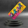 thumbnail image 6 of License Plate,Vibrant Horses in Motion Decorative Front,Personalized Stainless Steel License Plate Cover For Men Women,12.2" X 6.2", 6 of 7