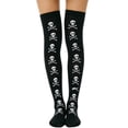 thumbnail image 6 of Fengactive Womens Halloween Over the Knee Socks Graphic Print Thigh High Novelty Socks Stretch Fit, 6 of 6