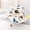 White, variant on RTKFRFLM Kids Breathable Bucket Hat Summer Outdoor UV Protection Sun Cap for Boys and Girls White 2-4 Years