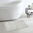 thumbnail image 2 of Mineral Spring Luxury Bath Stripe Tufted Polyester Bath Rug, Birch, 17" x 24", 2 of 7