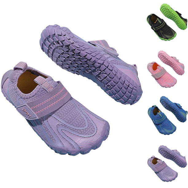 Penkiiy Zapatos de agua para niños niñas niños al aire libre descalzos Aqua Socks para el deporte Beach Swim Pool Surf