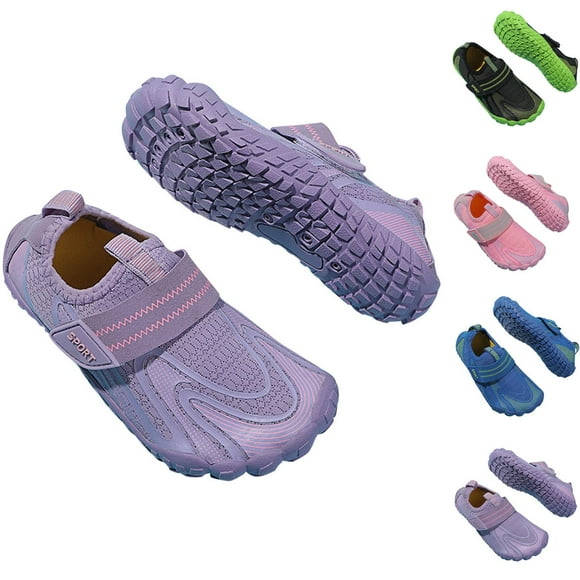 Penkiiy Zapatos de agua para niños niñas niños al aire libre descalzos Aqua Socks para el deporte Beach Swim Pool Surf