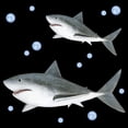 thumbnail image 3 of CafePress - Shark Men's Dark Pajamas - Men's Dark Loose Fit Cotton Pajama Set, 3 of 4