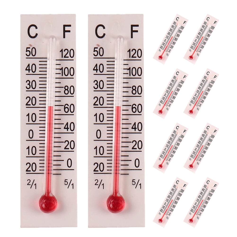 Miangastore 10pcs Contactless Thermometer For Miniature Thermometers Paper Used In Travel