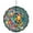 Colorful Sad Moon Happy Sun On Black, variant on WIRESTER 8” Rainbow Aluminium Tuxedo Cat On Rainbow Mushrooms Wind Spinner