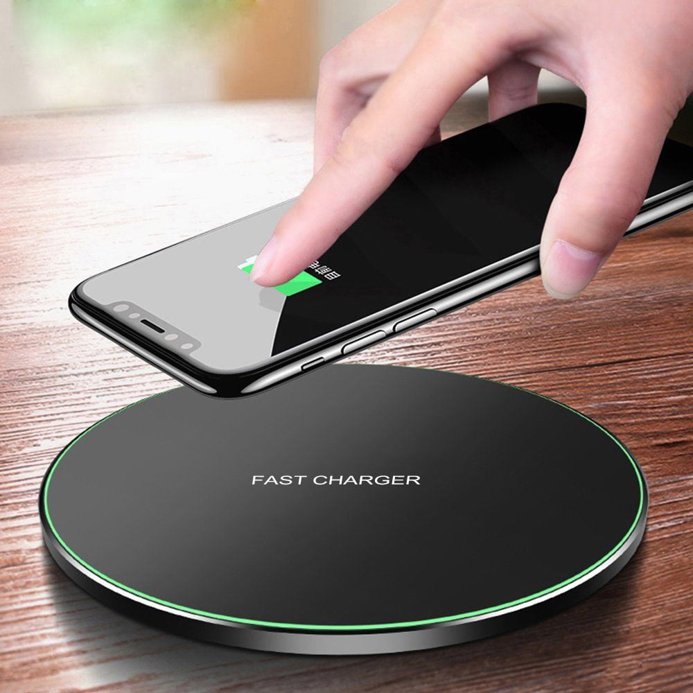 FDGAO 15W Qi Wireless Charger Fast Wireless Charging Pad Station For Apple iPhone 14 Pro Max/14 Plus/13 Pro/12/11/XS/XR/8, AirPods; for Samsung Galaxy/Note, Galaxy Buds