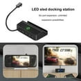 thumbnail image 4 of Steam Deck Dock with LED Light, 5-in-1 Steam Dock with Gigabit Ethernet, HD 2.0, 2 USB-A, 100W Full Speed Charging Port, Docking Station for Steam Deck Accessories, 4 of 6