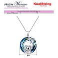 thumbnail image 4 of Collar de Koala para Dama High Monaco KoalaNeck03 5 Pzas Collar Koala/Aro Gris/Azul Metal MXKOL-005, 4 of 4