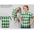 thumbnail image 5 of oneOone Polyester Spandex Green Fabric Check Argyle Sewing Craft Projects Fabric Prints By Yard 56 Inch Wide, 5 of 5