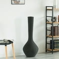 thumbnail image 6 of Tall Floor Vase, Modern Charcoal Grey Extra Large Floor Vase, 38-inch Trumpet Style Plastic Vase, Decorative Lightweight Vase, for the Entryway, Dining Room, Living Room, or Bedroom, 6 of 8