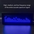 thumbnail image 4 of LED Music Spectrum Analyzer, Music Spectrum Rhythm Light Sound Control Pickup with Mic and Wired Input, Voice Activated Spectrum Display Analyzer for Gaming, Musicians,, 4 of 7