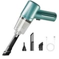 thumbnail image 2 of AuroraX Portable Handheld Vacuum Cleaner,Cordless Wet Dry Pet Hair Mini Car Vacuum and Blower,High Power Extended Hose HEPA Filter USB Charging, 2 of 3