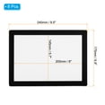 thumbnail image 2 of 6x8 Magnetic Picture Frame, 8pcs A5 Magnetic Frame Magnetic Photo Frames Self-Adhesive  for Refrigerator, Black, 2 of 6