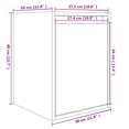 thumbnail image 4 of vidaXL Armoires Murales 2 pcs 30x30x40 cm Pin Massif, 4 of 5