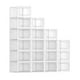 thumbnail image 1 of Organizadores para guardar zapatos SONGMICS, paquete de 18, transparentes, 1 of 7